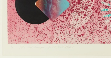 James Rosenquist (American, 1933-2017) "The Book Disappears for the Fast Student"