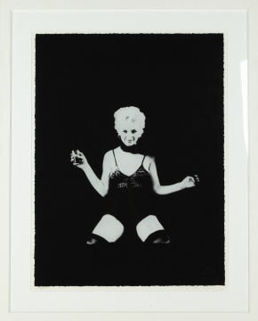 Milton H. Greene (American, 1922-1985) "Marilyn Monroe (From the Black Sitting) 1956"