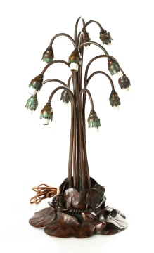 Tiffany Studios Twelve-Light Lily