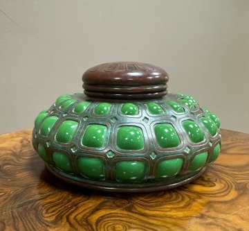Tiffany Studios Blown-out Inkwell