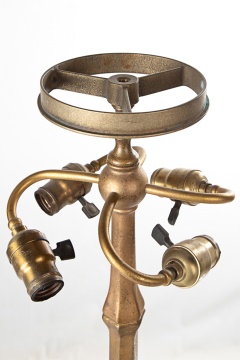 Tiffany Studios Gilt Bronze Lamp Base