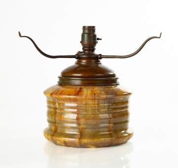 Tiffany Studios Pottery Lamp Base