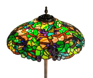 Duffner & Kimberly Grape Mosaic Floor Lamp