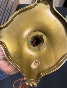 Pairpoint Puffy Lilac Lamp