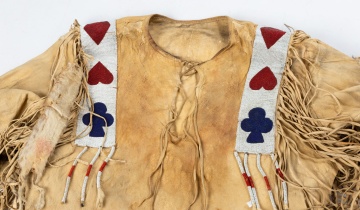 Plateau Man's Shirt & Leggings with Playing Card Motifs