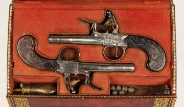 Richard Wilson, Cased Traveling Pistols