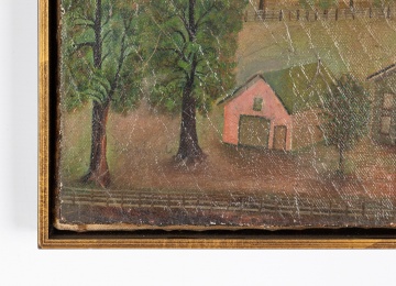 Folk Art Landscape Painting