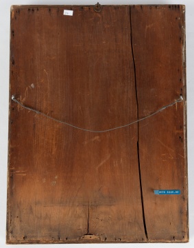 Silk Embroidery and Watercolor of Abraham & Isaac