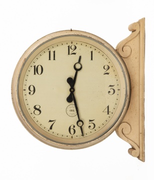 Hahl Pneumatic Clock and Double Sided Wall Hanger