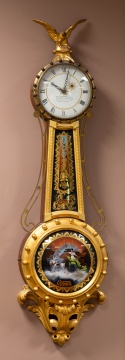 Elmer O. Stennes Girandole Banjo Clock