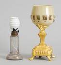Oil Lamp & Night Timepiece