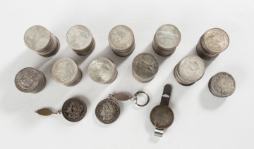 US Morgan & Liberty Silver Dollars