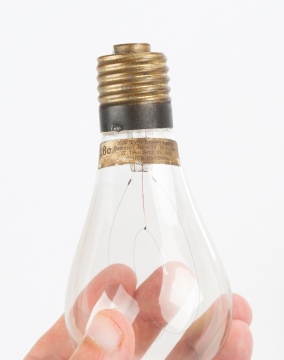 Three Antique Edison Light Bulbs