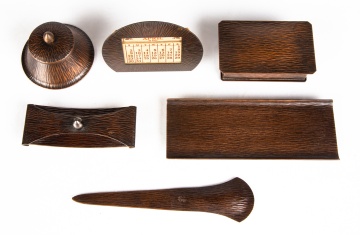 Roycroft Six-Piece Desk Set