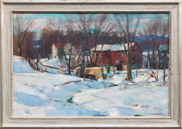 Carl W. Peters (American, 1897-1980) Winter Landscape