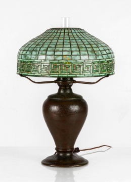 Tiffany Studios Greek Key Lamp