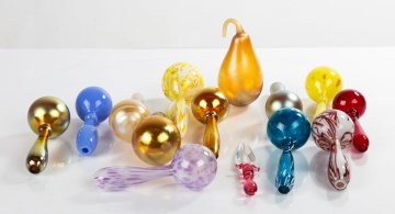 Art Glass Darner Whimsy's, Letter Opener & Fruit