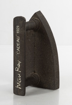 Man Ray (American, 1890-1976) "Cadeau, 1921"