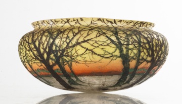 Handel Hanging Dome, Winter Landscape