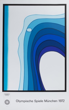 (7) Jan Lenica (Polish, 1928-2001) Munich Olympics 1972