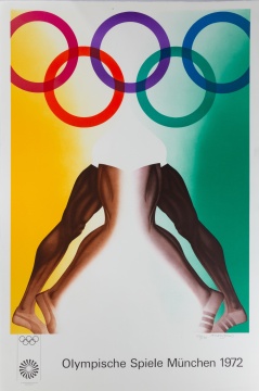 (8) Allen Jones (British, b. 1937) Munich Olympics 1972