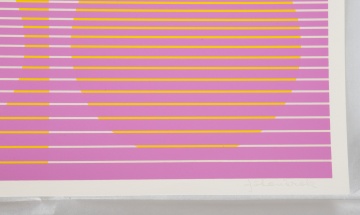 Julian Stanczak (American, 1928-2017) "Ariel"