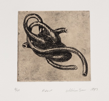 (2) Alison Saar (American, b. 1956) "Heart"