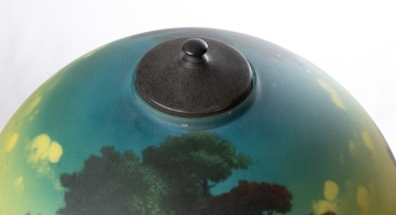 Phoenix Reverse Painted Table Lamp