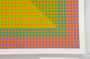 Julian Stanczak (American, 1928-2017) "Boxed"