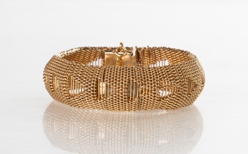 Mikore Ladies 14K Gold Bracelet Watch