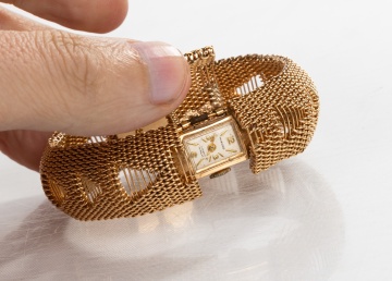 Mikore Ladies 14K Gold Bracelet Watch