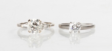 Two Ladies Diamond Rings
