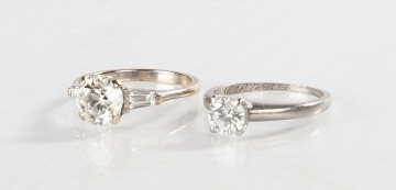 Two Ladies Diamond Rings