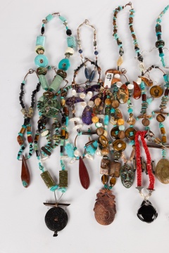 Collection of Hardstone & Turquoise Necklaces