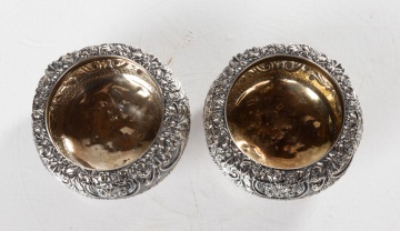 Pair of Sterling Silver Georgian Salts