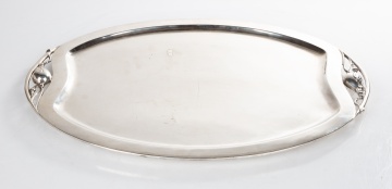 Modernist Mexican Sterling Silver Tray