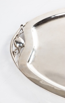 Modernist Mexican Sterling Silver Tray