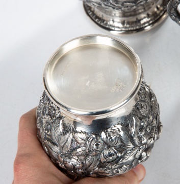 S. Kirk & Sons Three-Piece Sterling Silver Tea Service