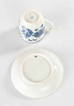 Dr. John Wall Wooster Porcelain Cup & Saucer