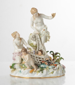 Meissen Mythological Group, "The Capture of the Triton"