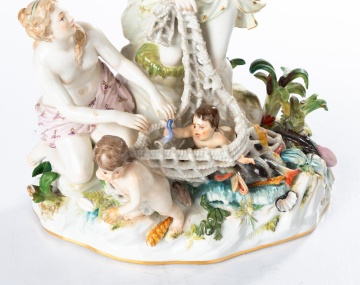 Meissen Mythological Group, "The Capture of the Triton"