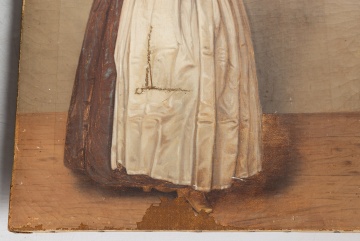 Chocolate Girl Theme Tin Lithograph and Painting