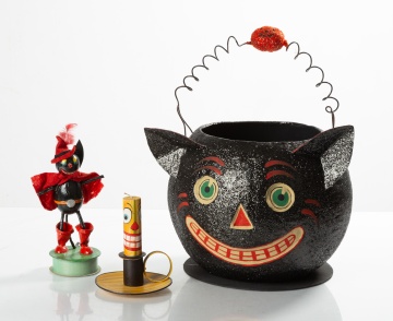 Three Halloween Candy Containers