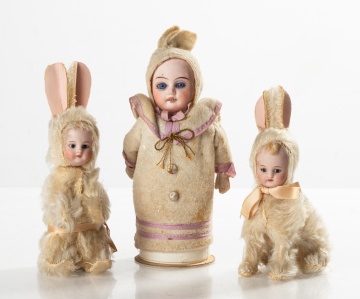 Three Easter Candy Containers