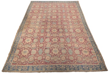 Large Antique Indian Rashti Embroidery