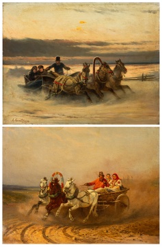 Two Verestchagen Russian Paintings