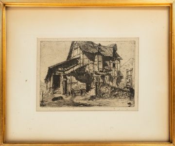 James McNeil Whistler (American, 1834-1903) The Unsafe Tenement (The Old Farm)