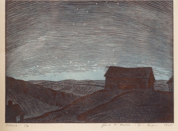 James D. Havens (American, 1900-1960) "Shadows" & "Silence"