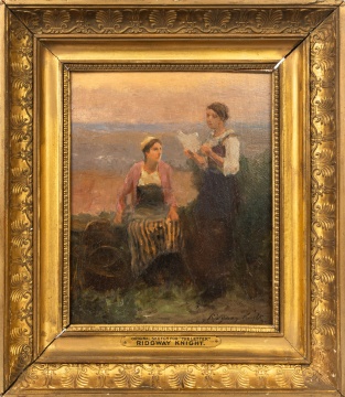 Study for Daniel Ridgway Knight (American,1839-1924) "The Letter"