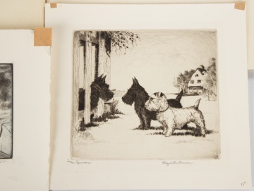 Five 20th Century Animal Etchings
